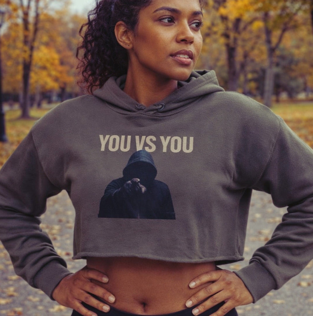 You vs You inspired Crop Hoodie