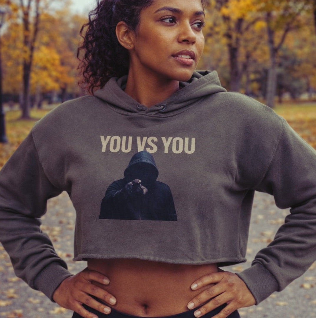 You vs You inspired Crop Hoodie